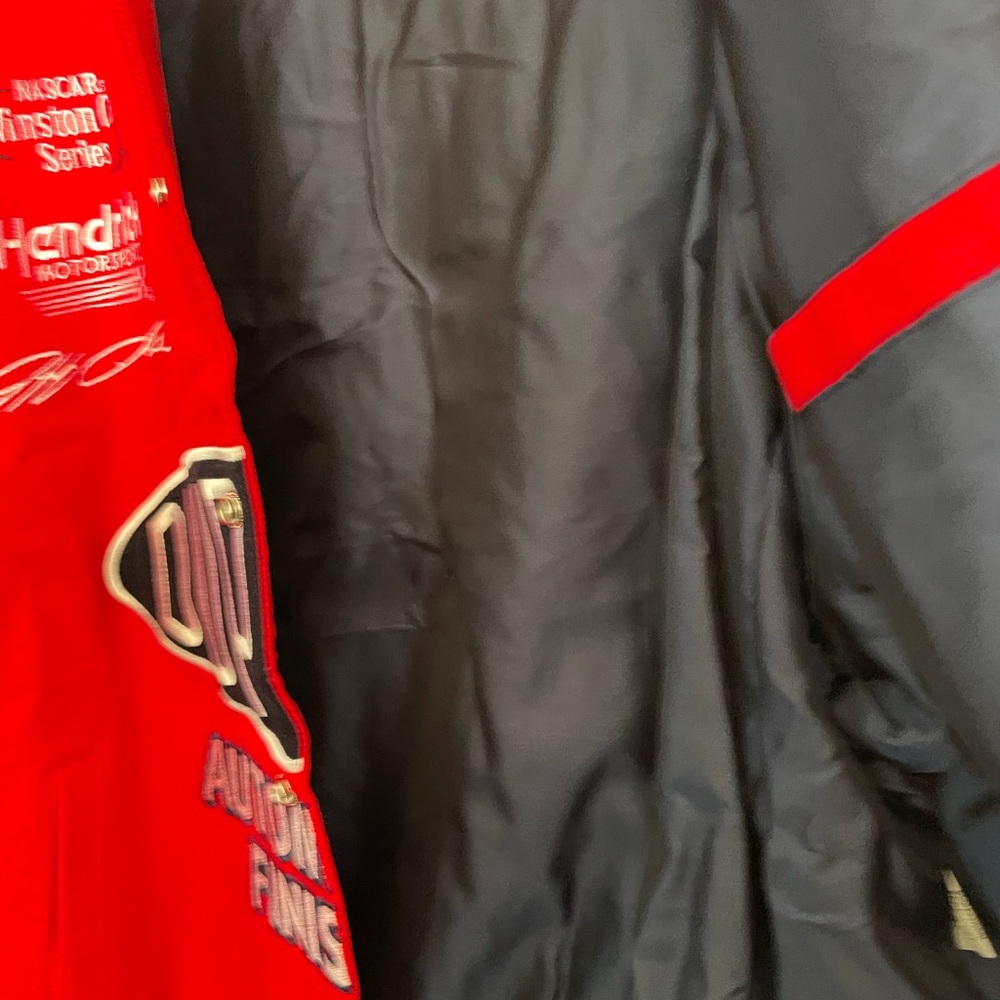Nascar NWT Jeff Gordon Vintage DuPont Racing Flames Jacket by JH Designs-Size XL - Picture 11 of 14
